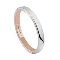 Anello Salvini Uomo Forever Plati in Oro Diamante 0.01 Ct 20063037-23 - 20063037-23